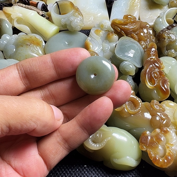 吊坠(不含链)未镶嵌和田玉