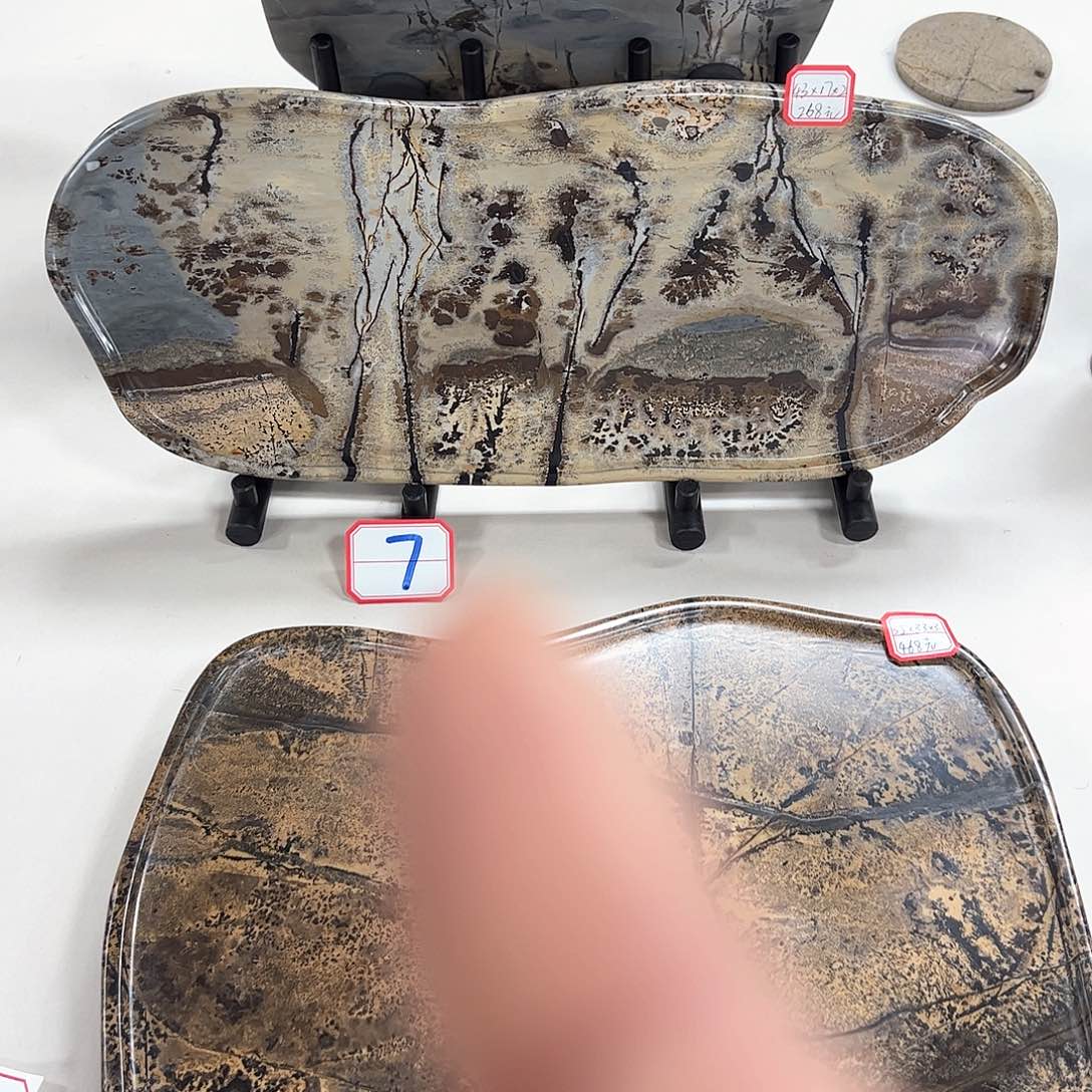 广西石天然国画石干泡台