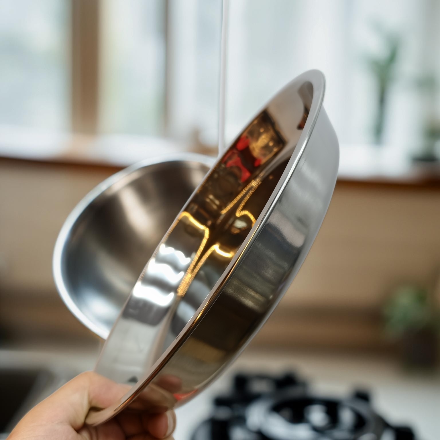 Q3尾货人316不锈钢25cm凉皮凉菜蛋糕盘发俩