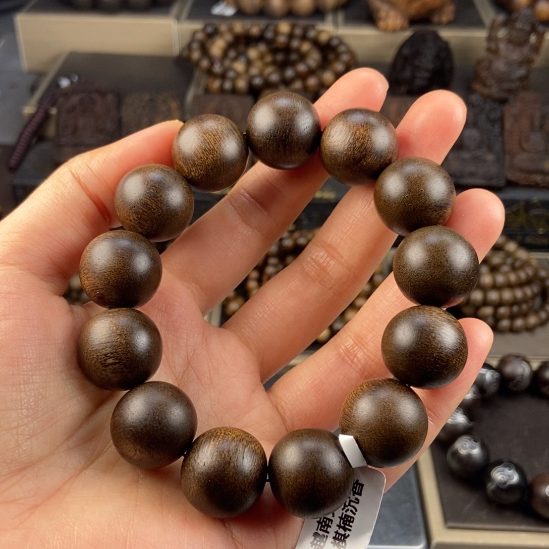 沉香手串G**哥越南芽庄白棋楠