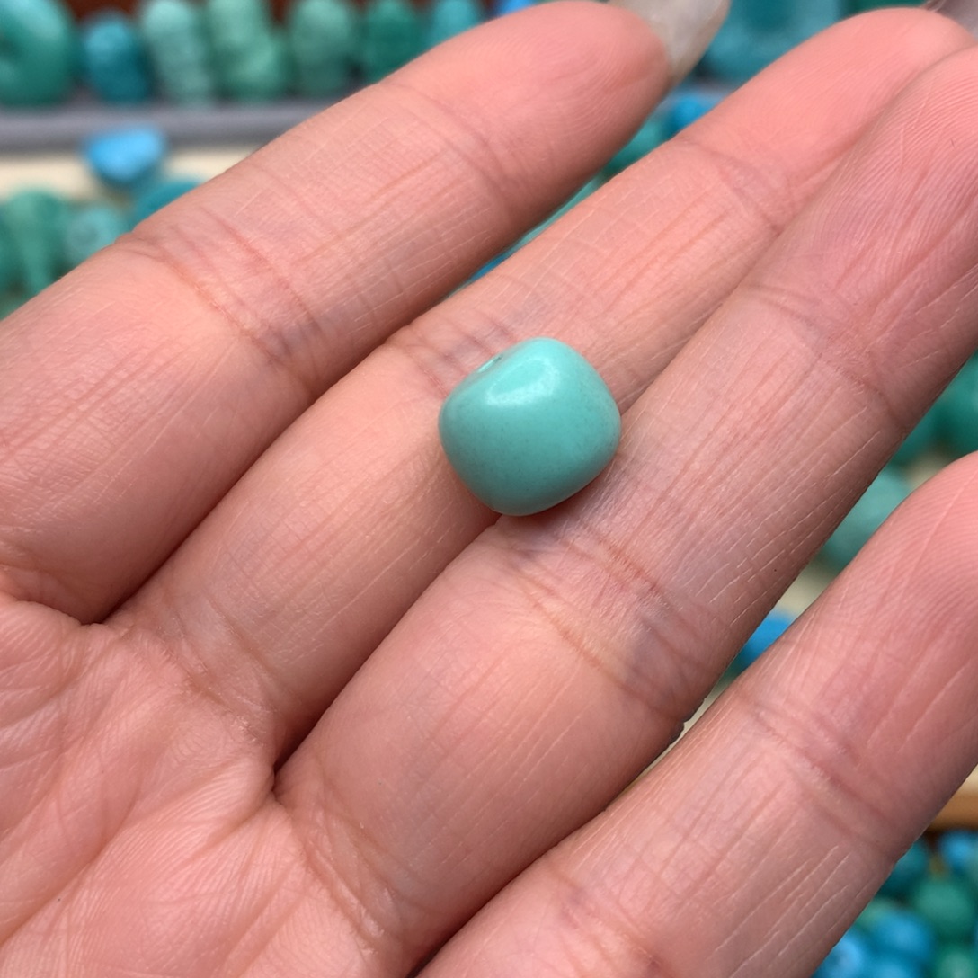 高瓷果冻绿老型珠尺寸10.3