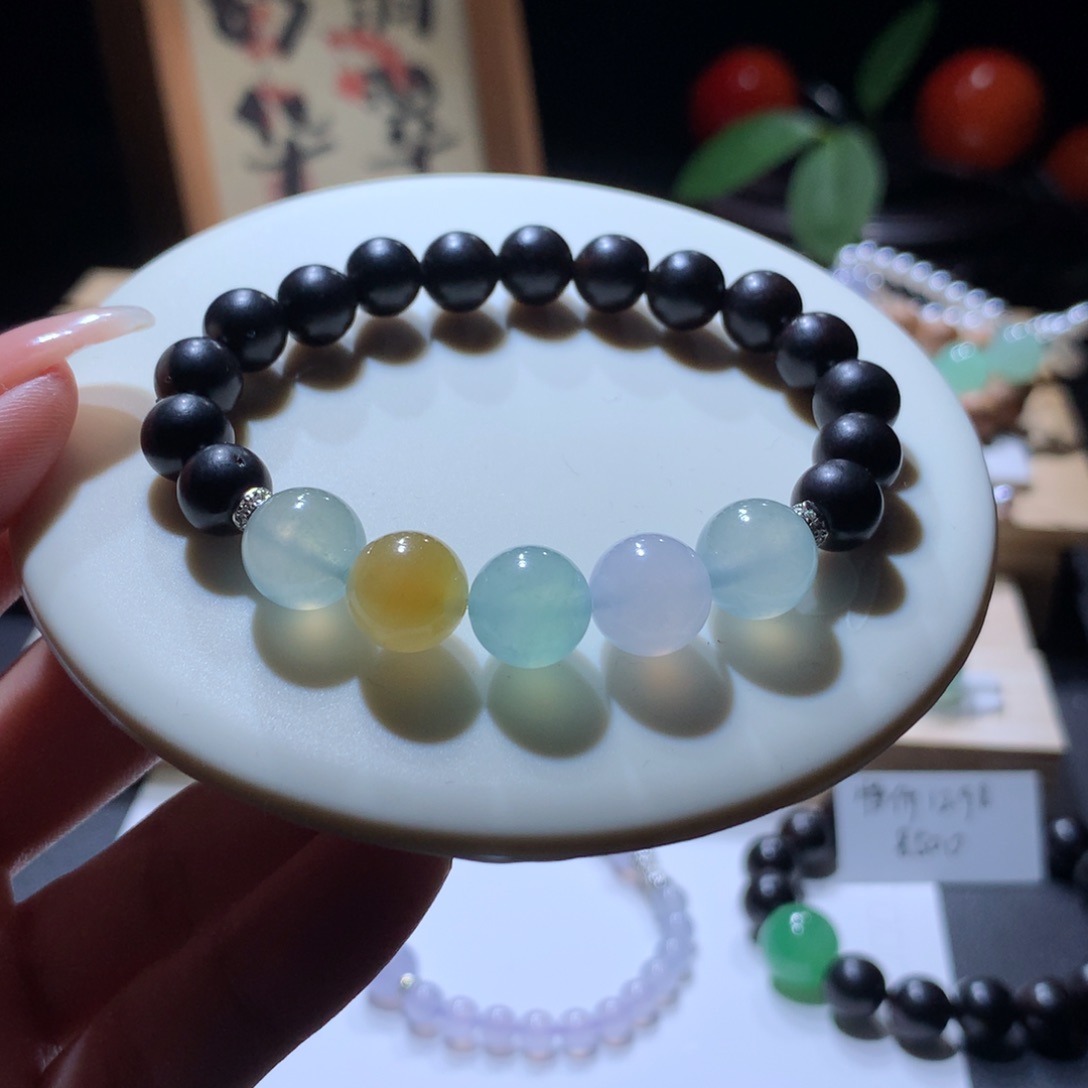 翡翠散珠马卡龙多宝卡10