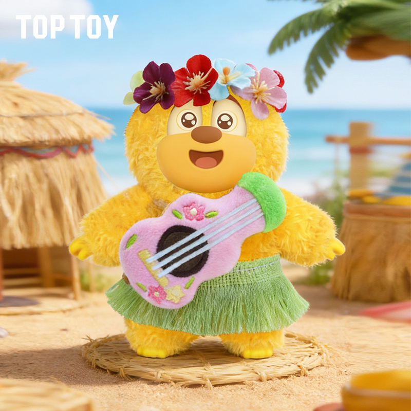 【TOPTOY】熊出没熊熊乐享假日系列毛绒挂件盲盒可爱公仔挂饰礼物