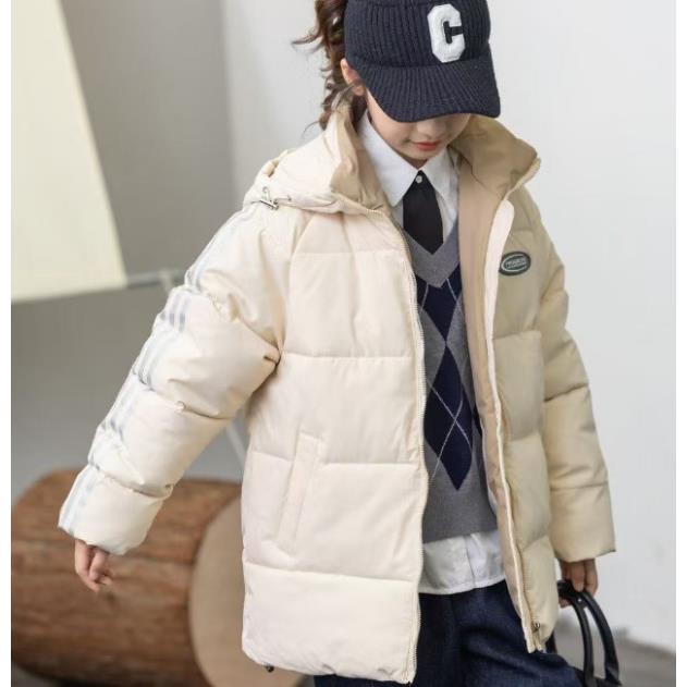 502011《现》新版优选韩范儿童休闲洋气新款百搭连帽棉服外套