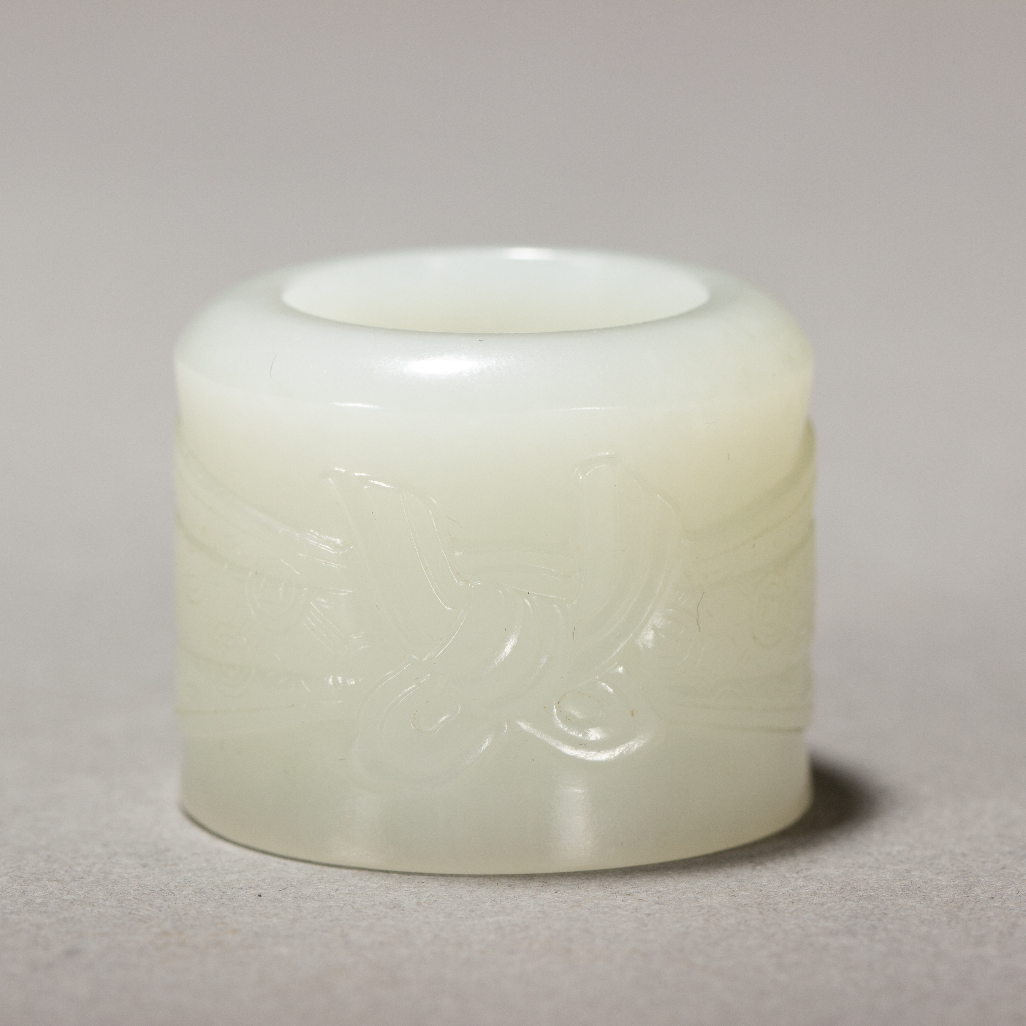 【程田文物】清代-玉-包袱纹扳指241219-24