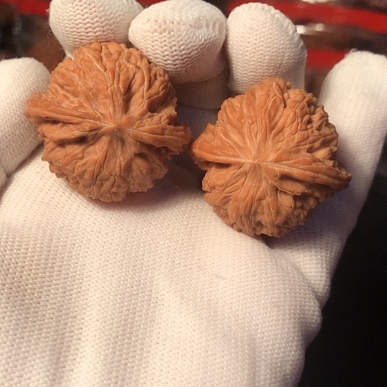文玩核桃把件磨盘35
