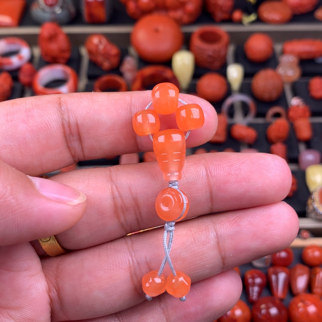 南红玛瑙未镶嵌套装