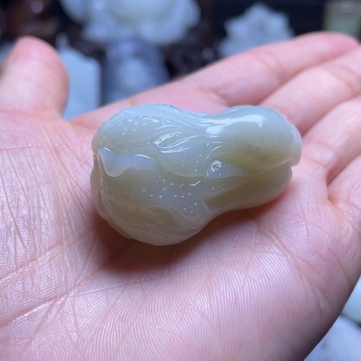 和田玉未镶嵌吊坠(不含链)