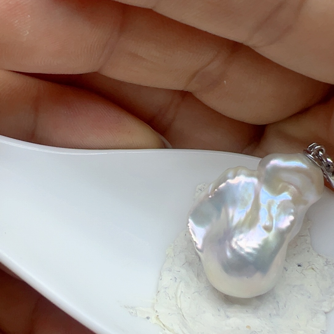 淡水珍珠手镯银S925镶嵌