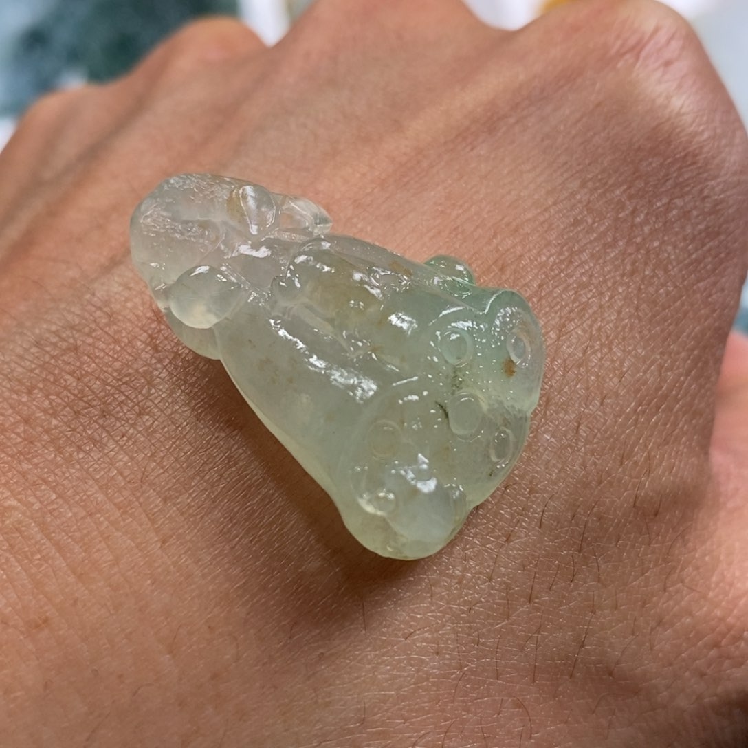 定制翡翠未镶嵌莲蓬