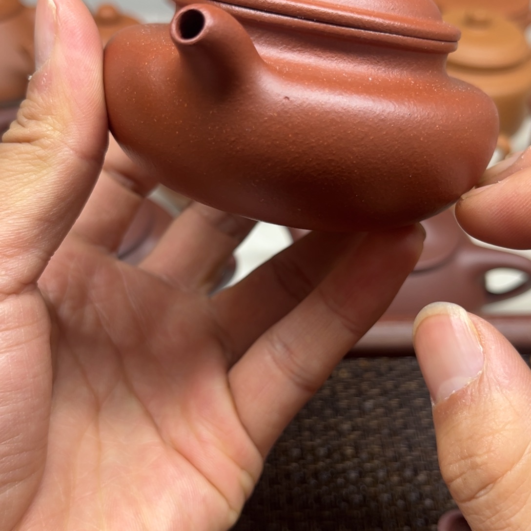 紫砂茶壶萍*仿古微瑕120ccc