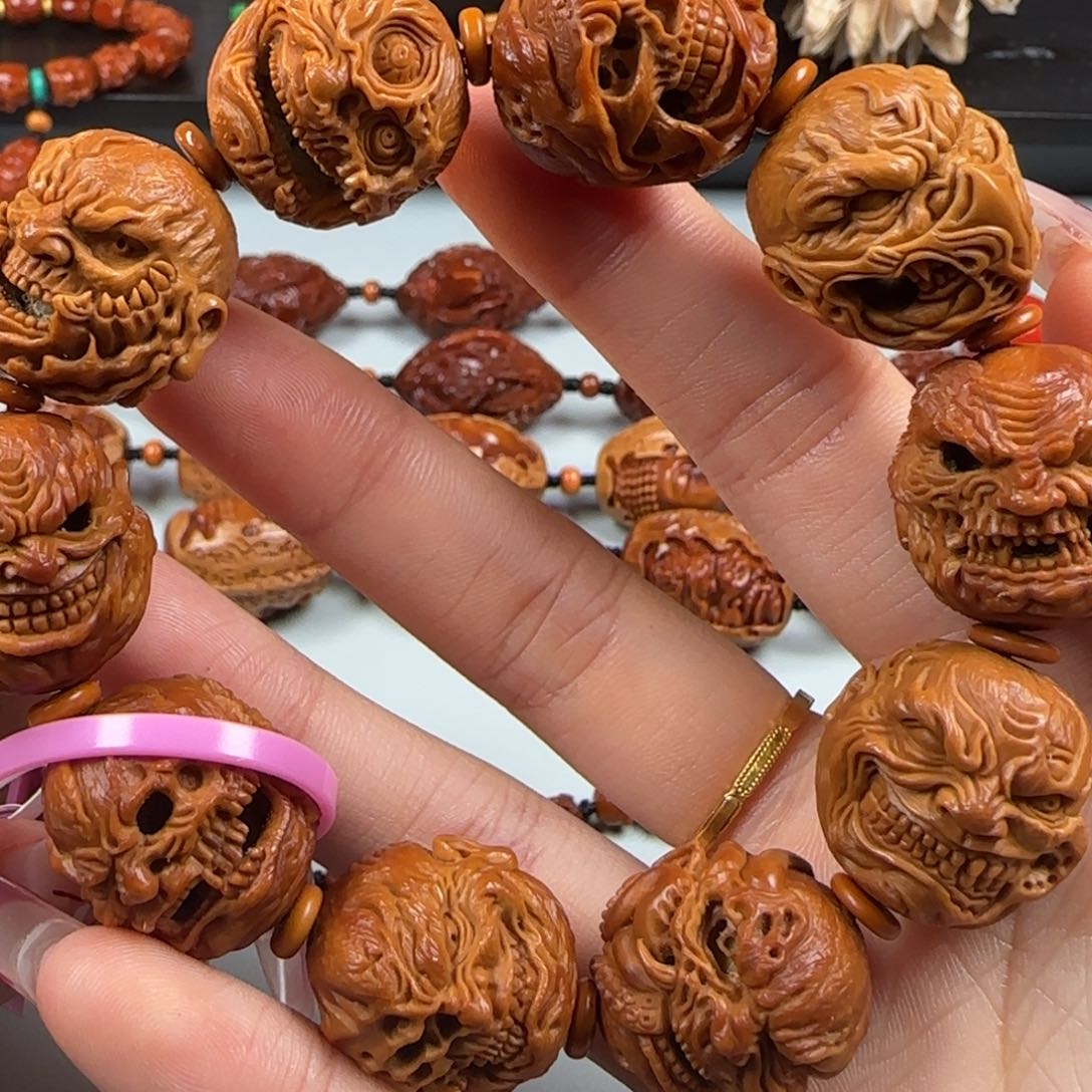 橄榄核手串/手链尺寸2.0油核向死而生手串