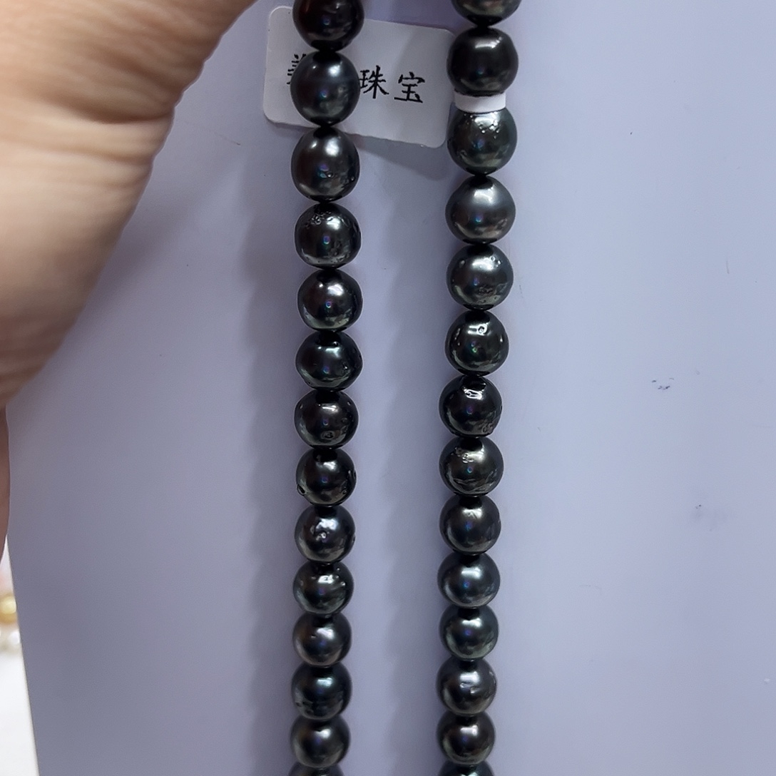 银S925镶嵌海水珍珠颈饰