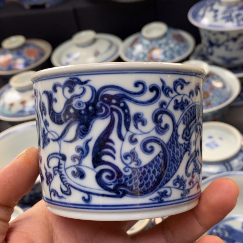 【闪购商品】景德镇青花主人杯