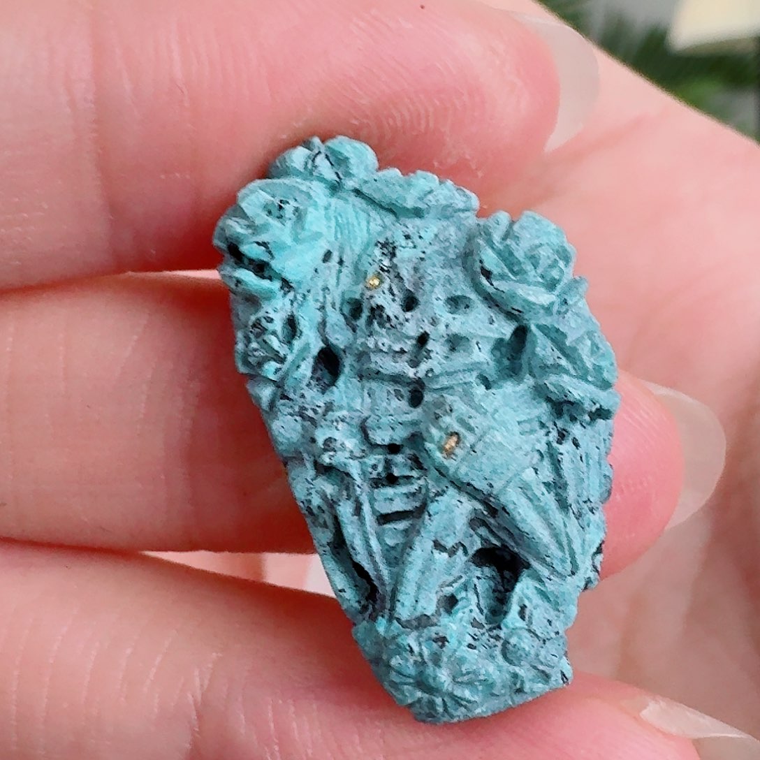 未镶嵌绿松石珠宝奇石