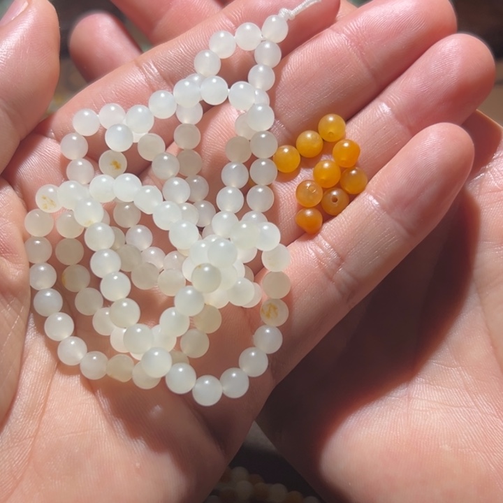 宣***3和田玉未镶嵌手链