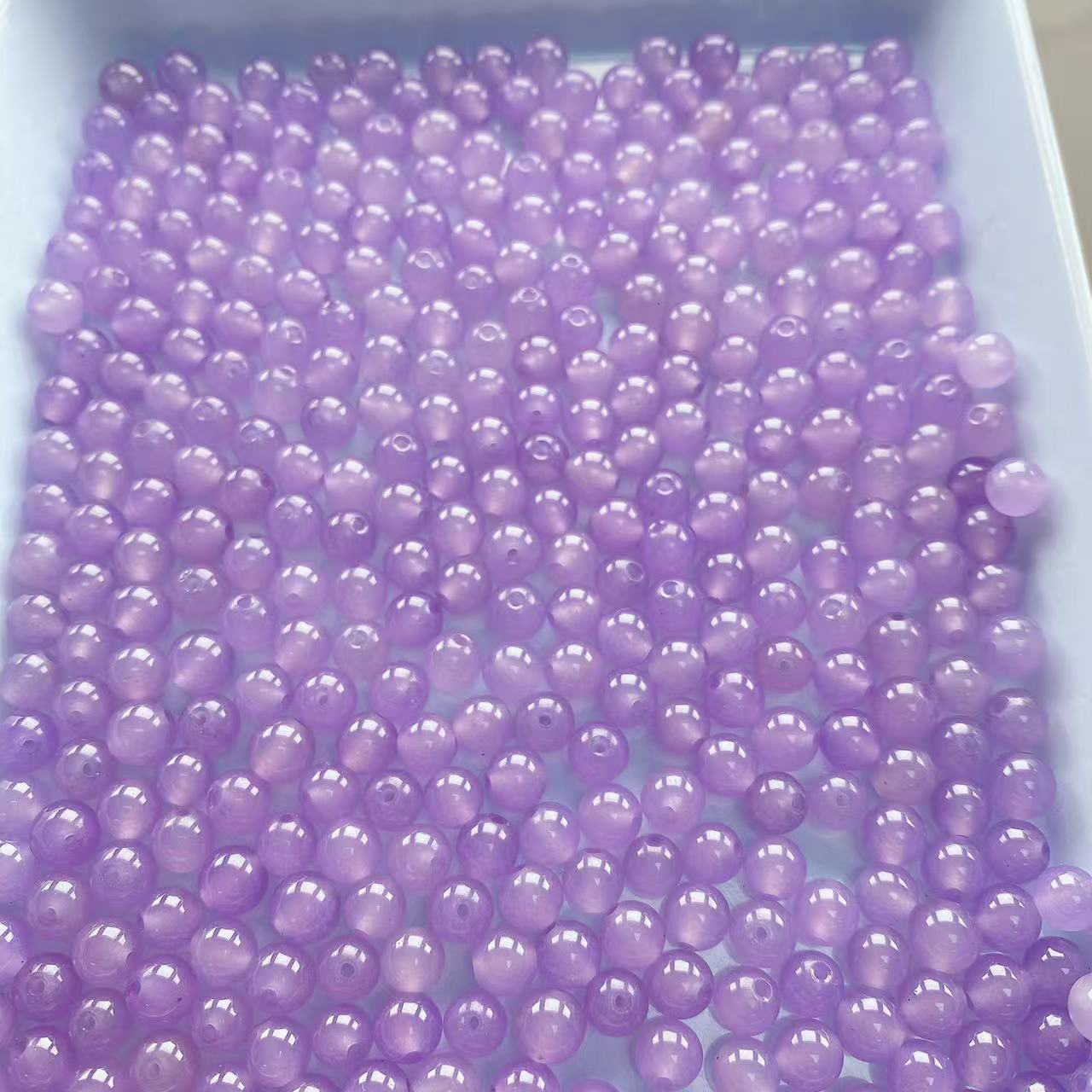 6mm 天然缅料A货紫珠 多样性发货其一