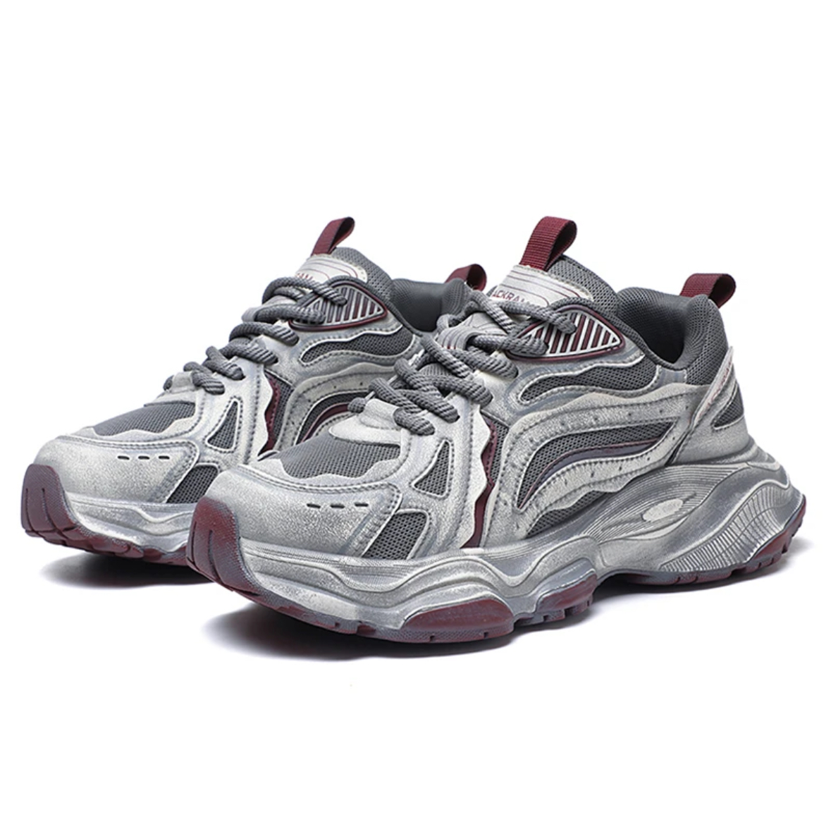 【爆款推举】2025春夏新款老爹鞋男女厚底运动时尚百搭休闲网面潮鞋