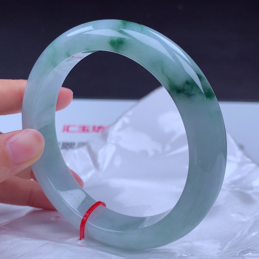 未镶嵌手镯翡翠63圈000466