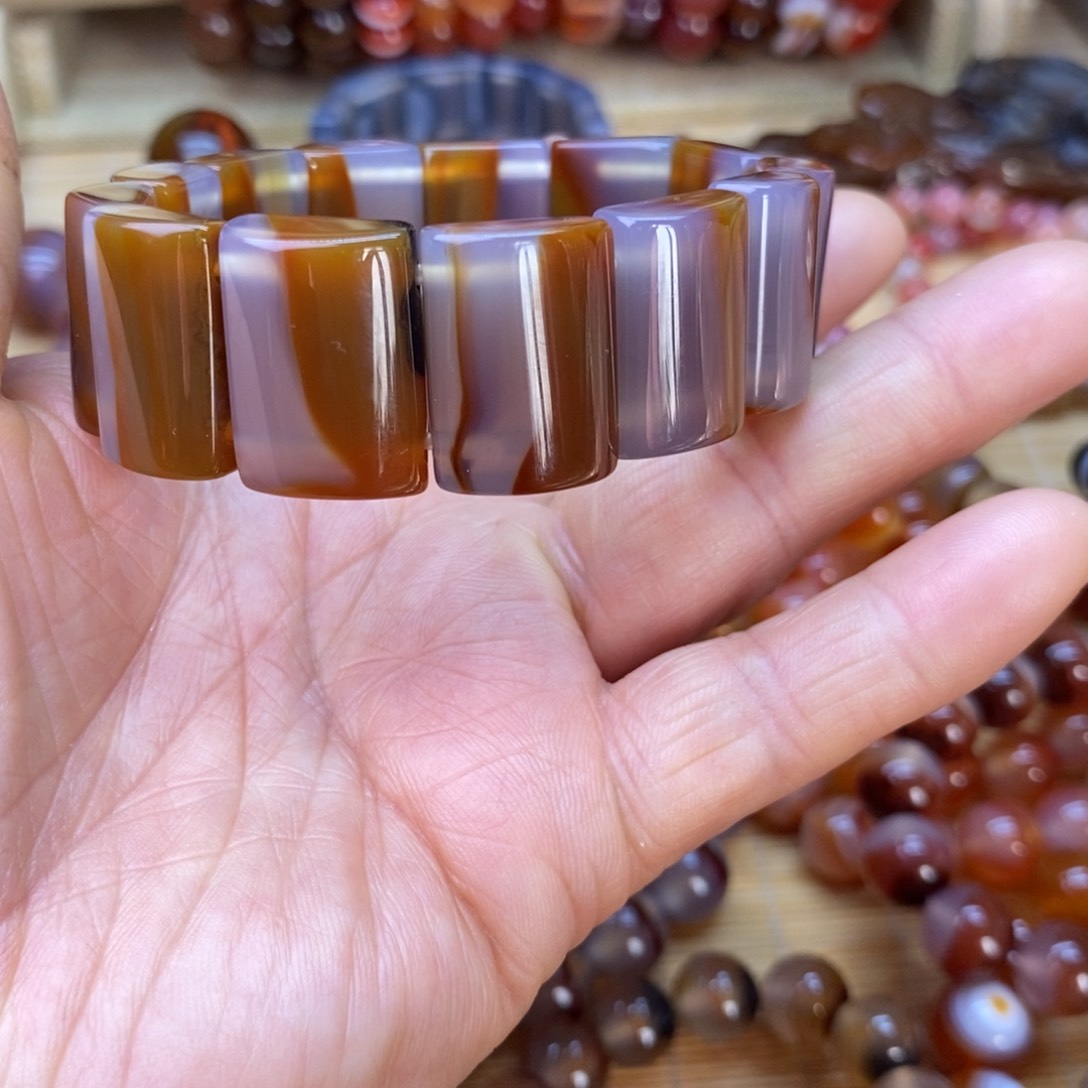 玛瑙/玉髓手链未镶嵌