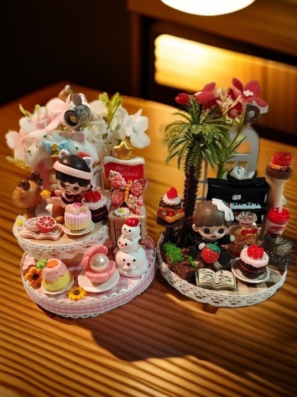 （1-100）对应编号直拍！创意手工diy可爱树脂磁吸桌面车载居家摆件