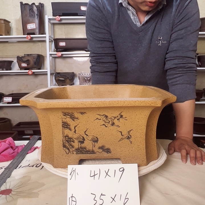 紫砂花盆紫砂花盆