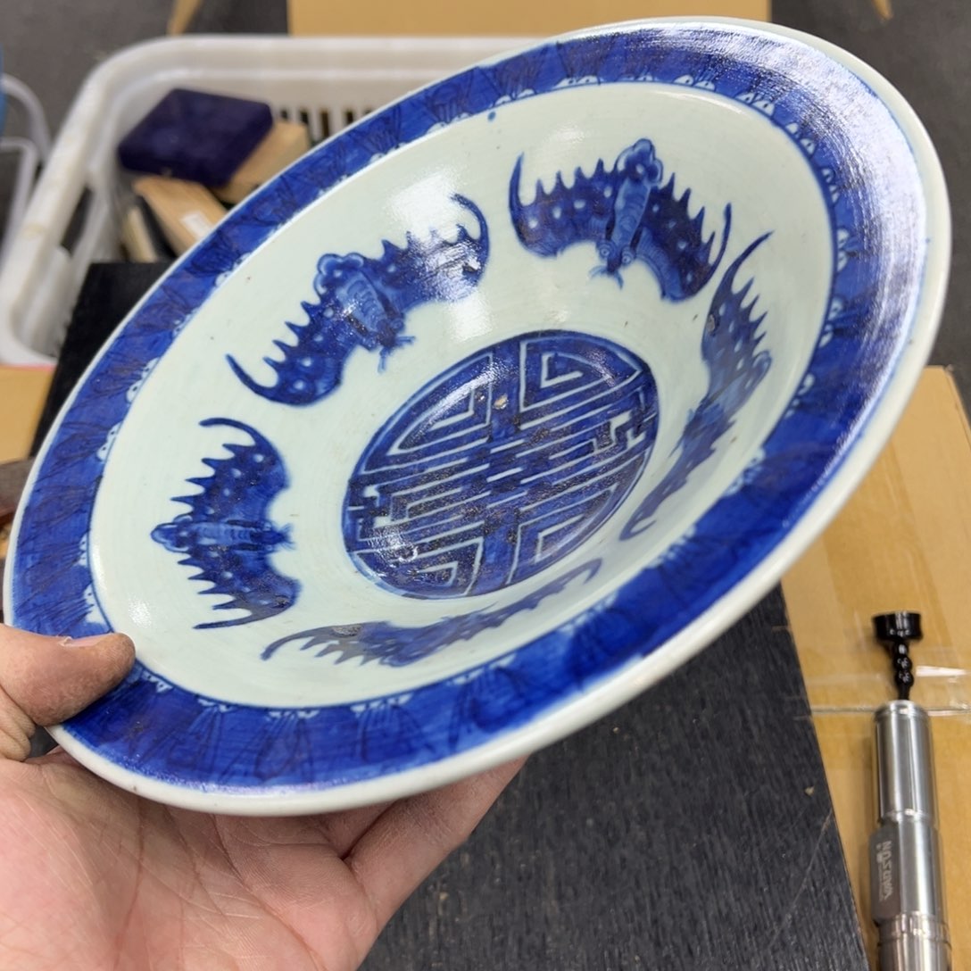 唯***心陶瓷中古工艺品摆件