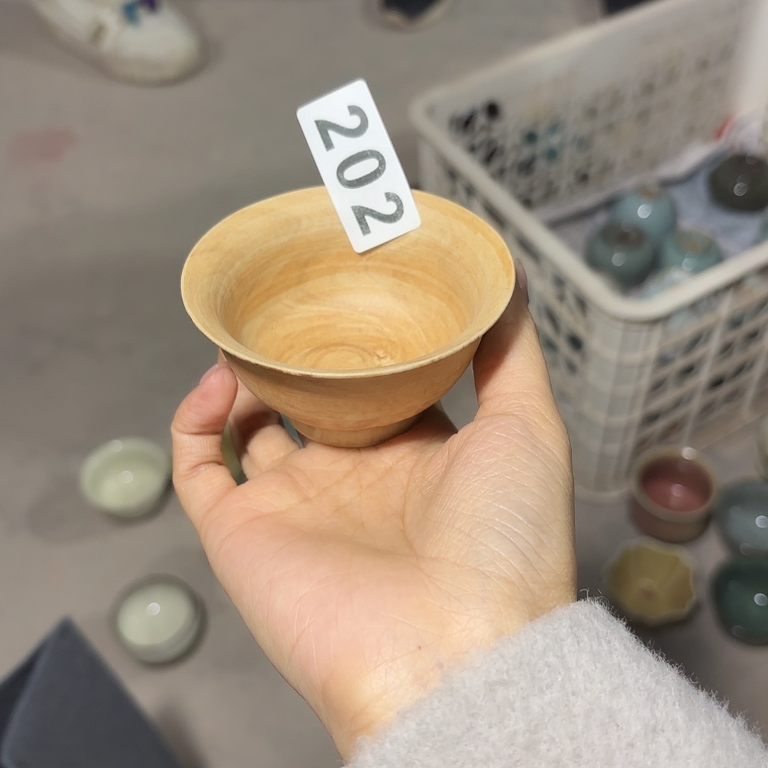 龙泉云间青瓷小米茶器