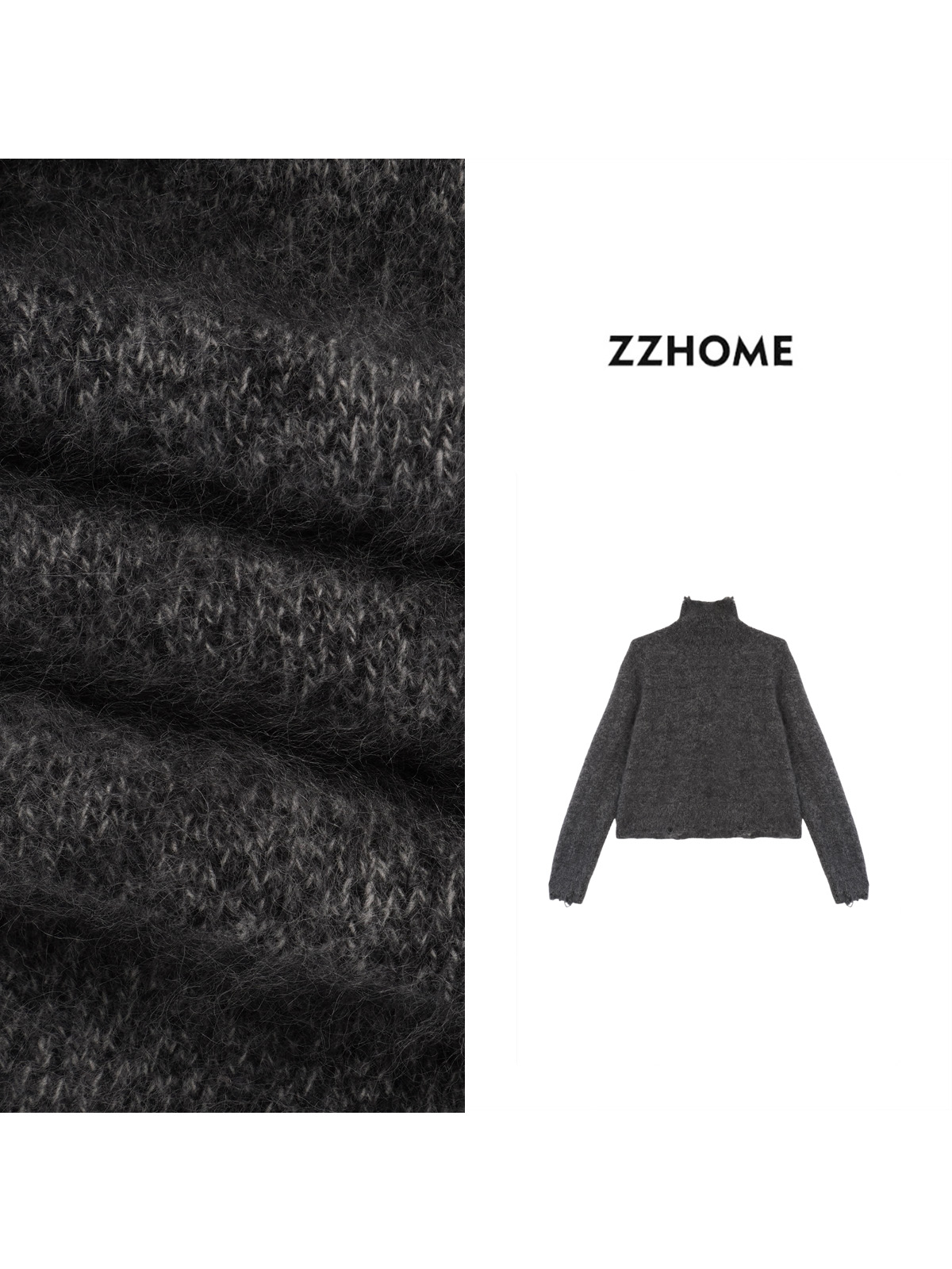 ZOZO HOME ｜量感松弛柔焦拉毛王菲毛衣q171447p