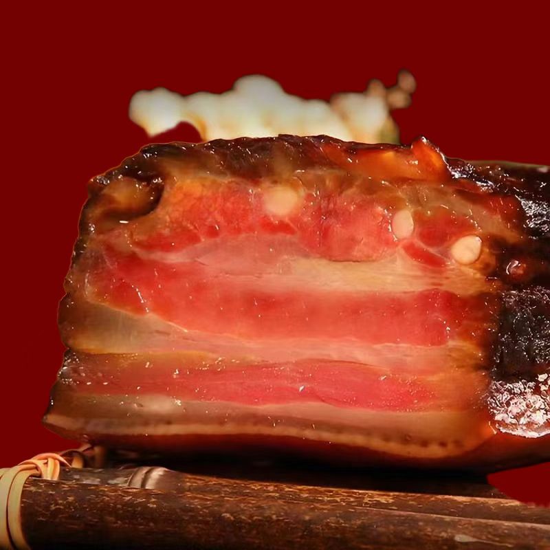 【盛昌腊制】四川正宗烟熏五花肉后腿肉腊肠混搭