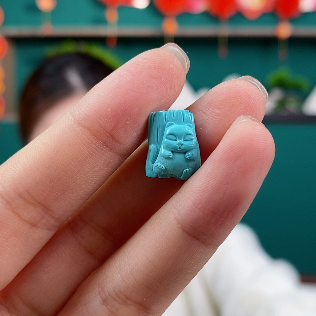 绿松石珠宝奇石未镶嵌