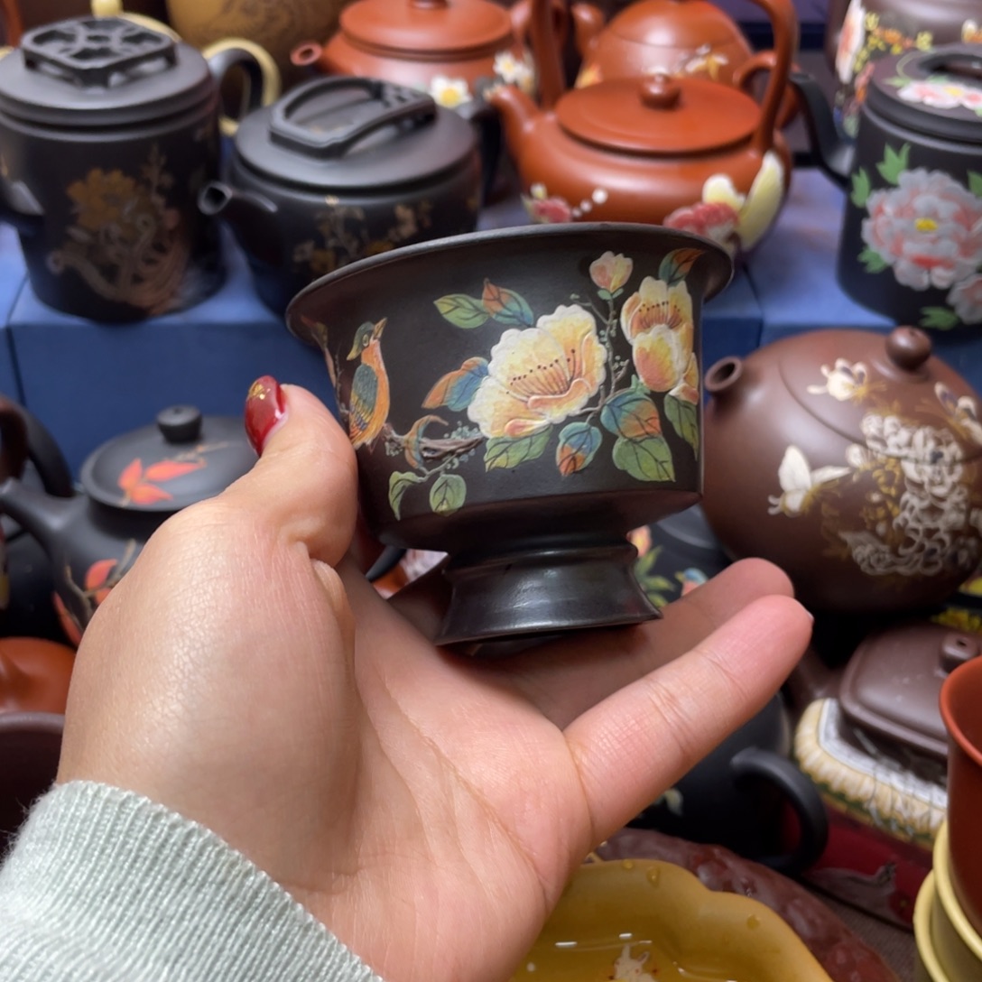 紫砂茶杯紫砂主人杯80cc