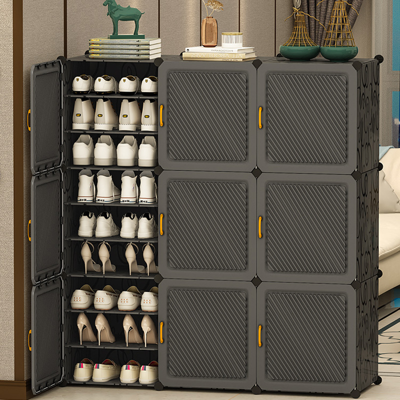 鞋架子新款2026卧室家用门外鞋架加厚防尘收纳神器简易门口小鞋柜