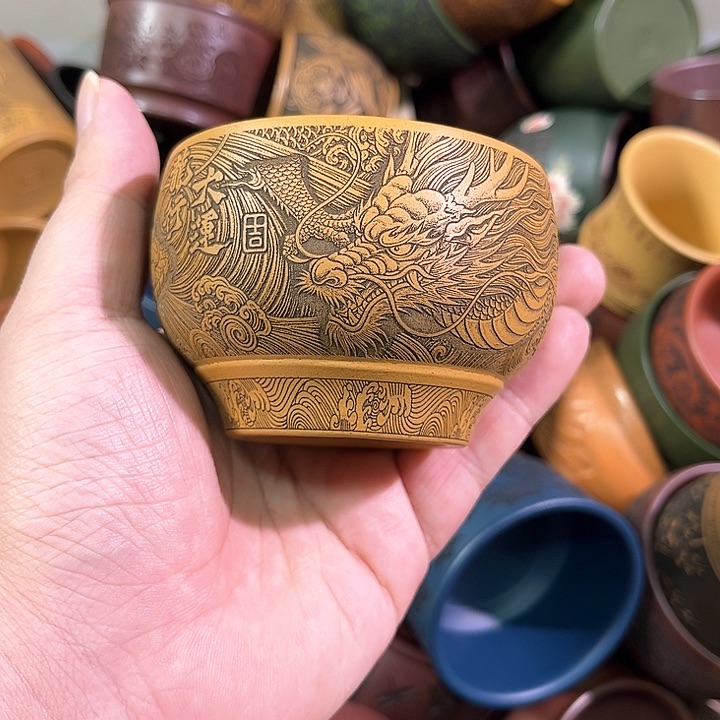 茶杯紫砂全手工紫砂主人杯