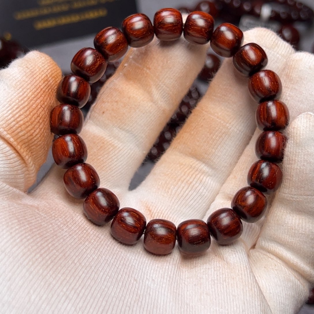 小叶紫檀手串/手链9*10 放性老树头 二膘  