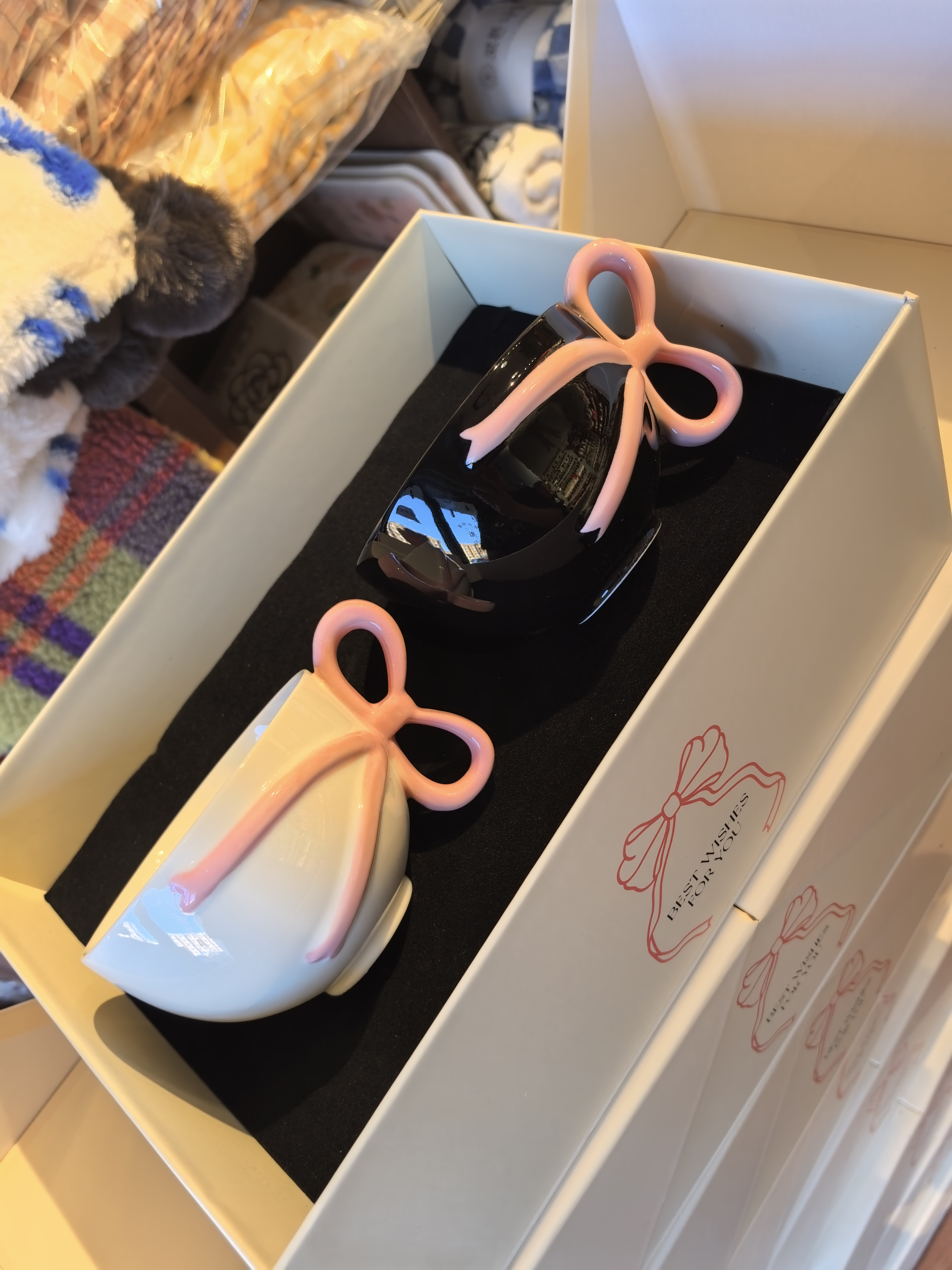 在逃公主蝴蝶结对杯（礼盒装）礼袋