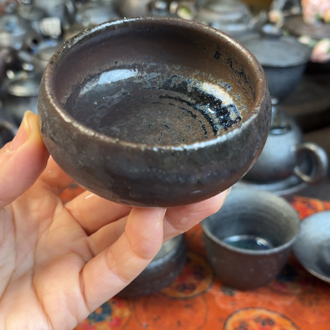 追***️柴烧茶器主人杯杯柴烧