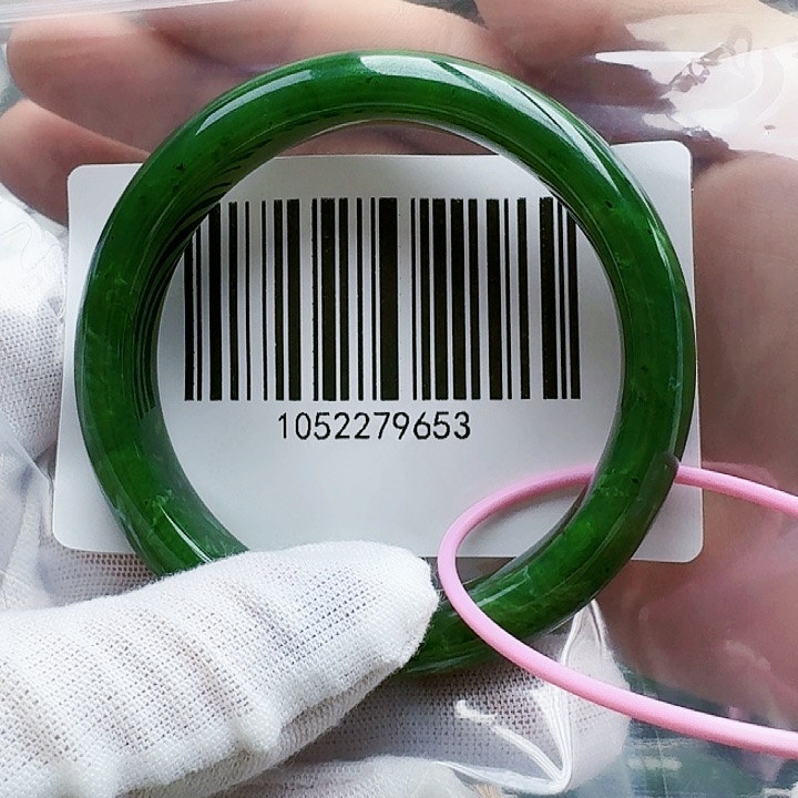 和田玉（碧玉）未镶嵌手镯5657包容