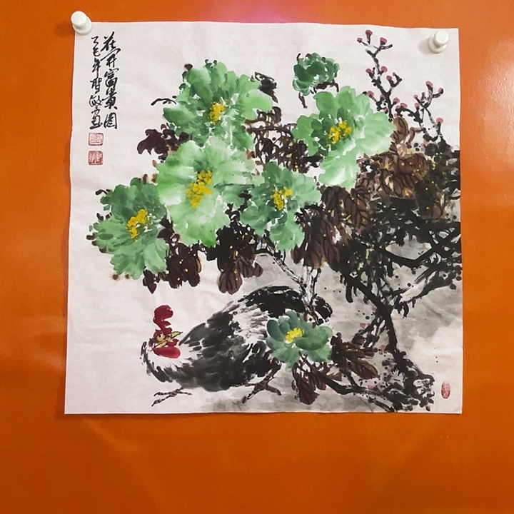 国画张圣敏先生纯手绘作品