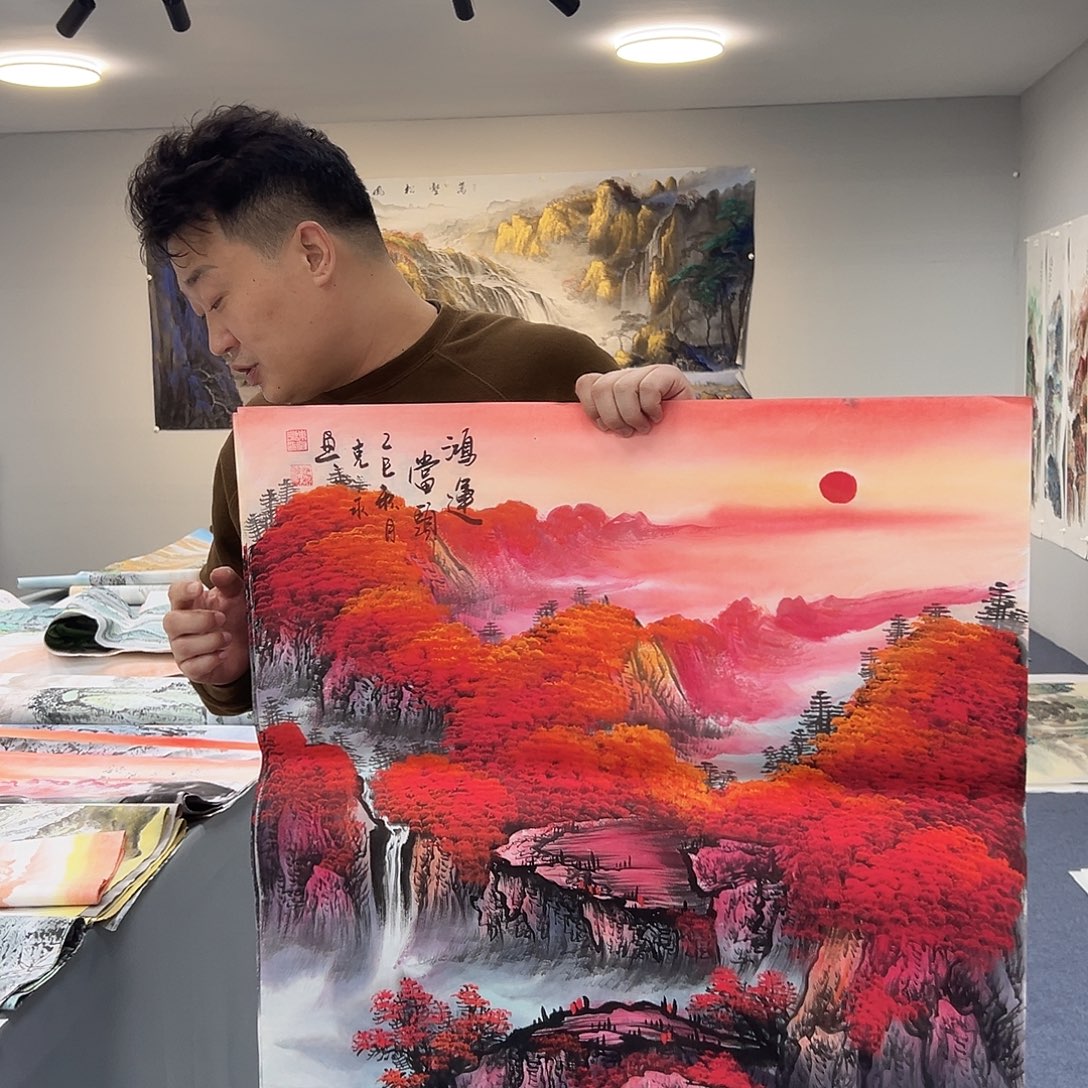 国画国画作品宣纸纯手绘