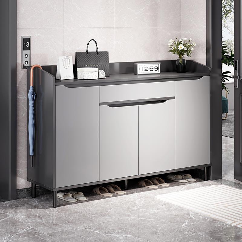 【逸品】鞋柜家用门口室内新款爆款楼道入户玄关柜实木门外鞋架