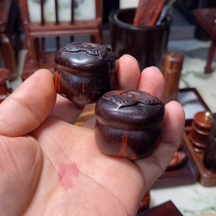 檀香紫檀（小叶紫檀）柿柿如意