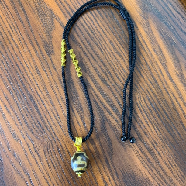 精品玛瑙牙黄宝瓶达洛锁骨链项链