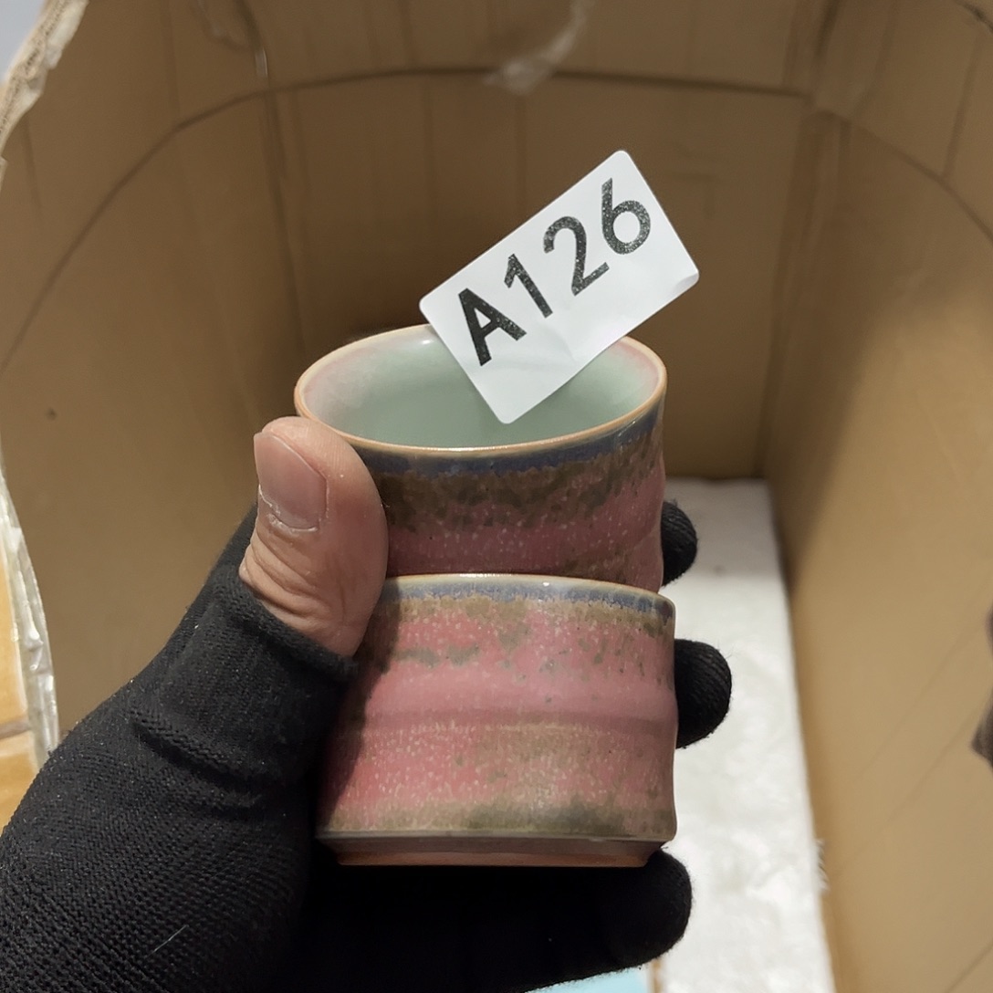 宫***瓷片茶摆件工艺品摆件666