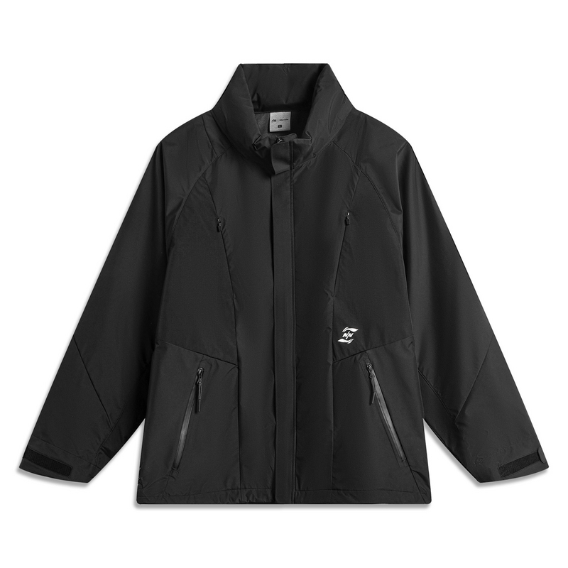 李宁男子2025春季新款棉服舒适内胆宽松三合一外套AWBU075