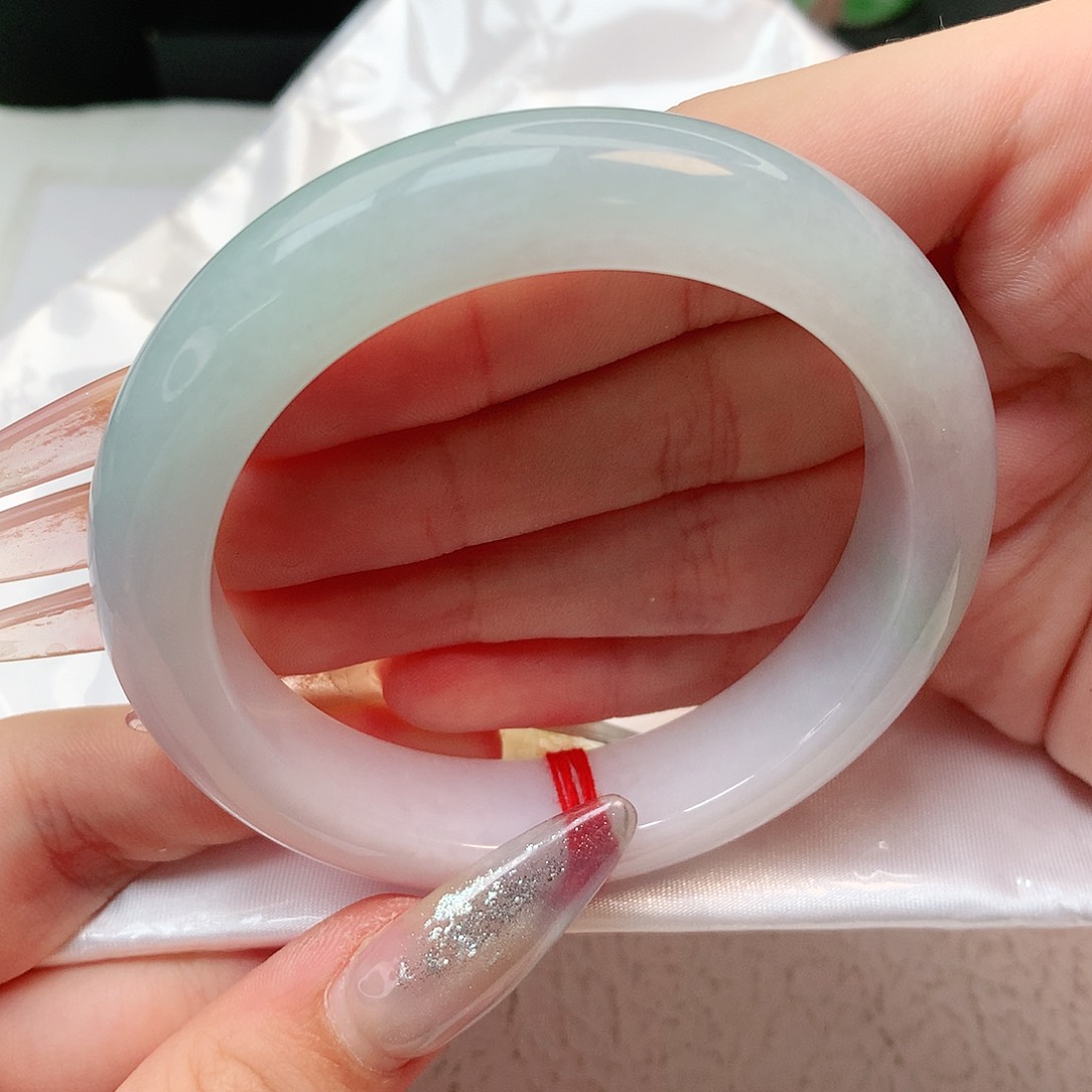 未镶嵌手镯翡翠正圈55