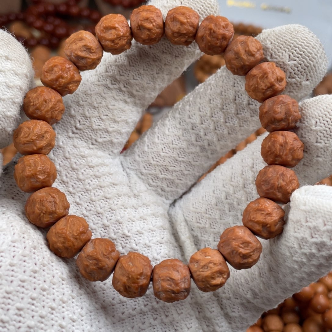 猴头核桃手串全瑕疵龙蛇之变