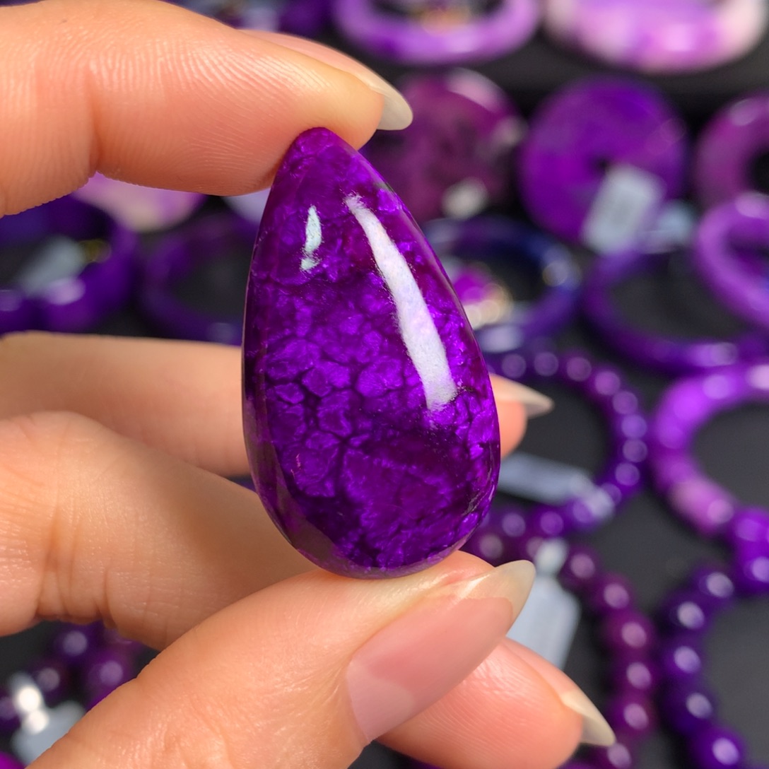 苏纪石（舒俱来）火焰丝绒裸石未镶嵌泰****源