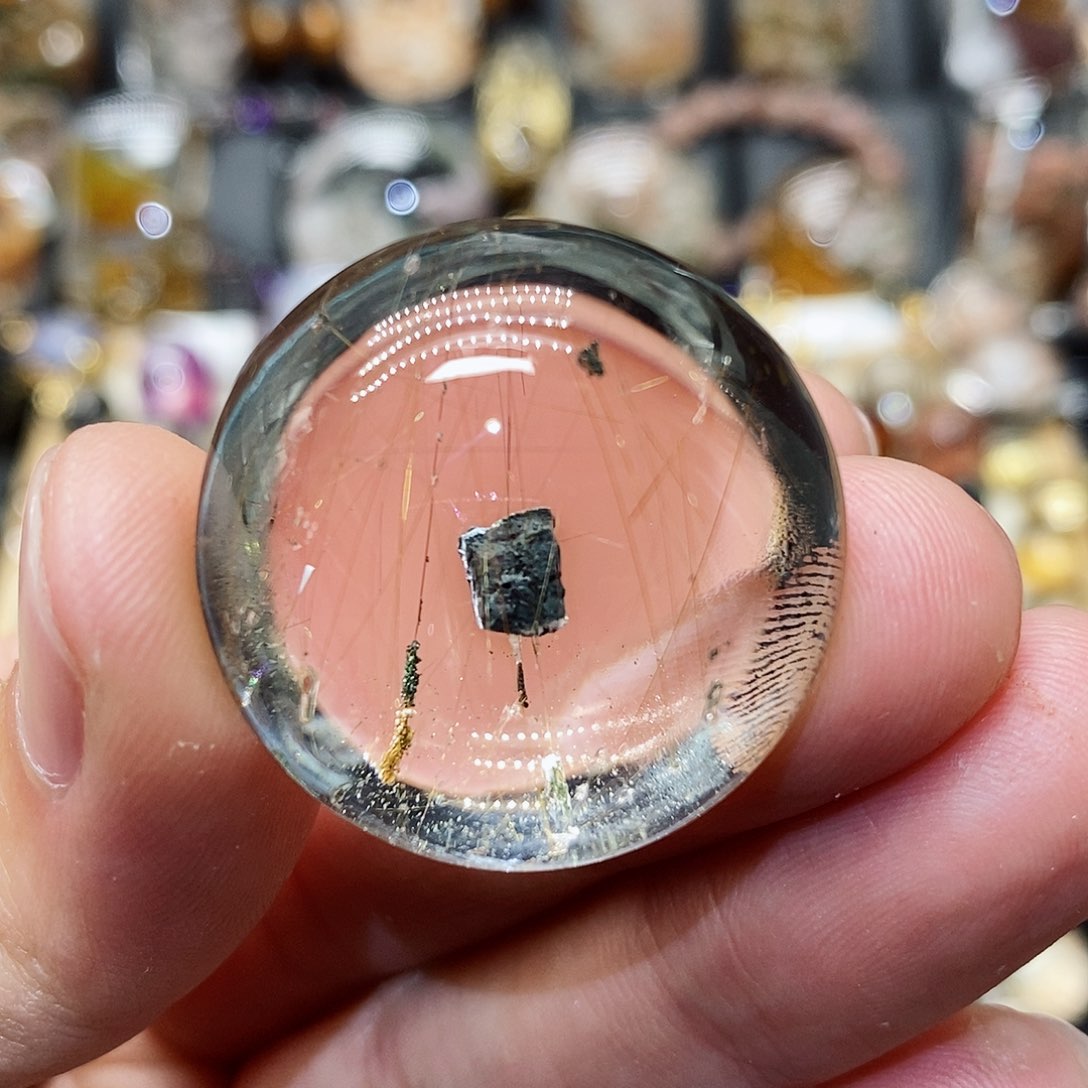 水晶颈饰未镶嵌天然精致水晶吊坠