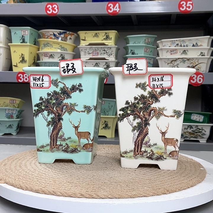 紫砂花盆紫砂花盆